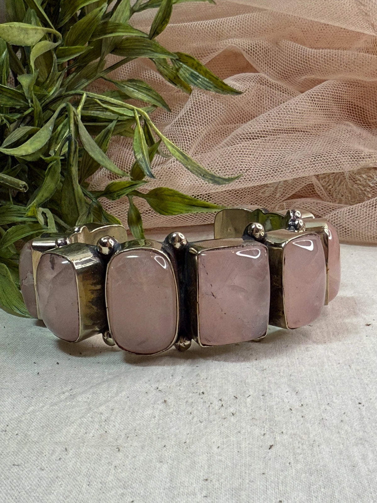 Smokey Rose Cuff - Vintage Vault Boutique