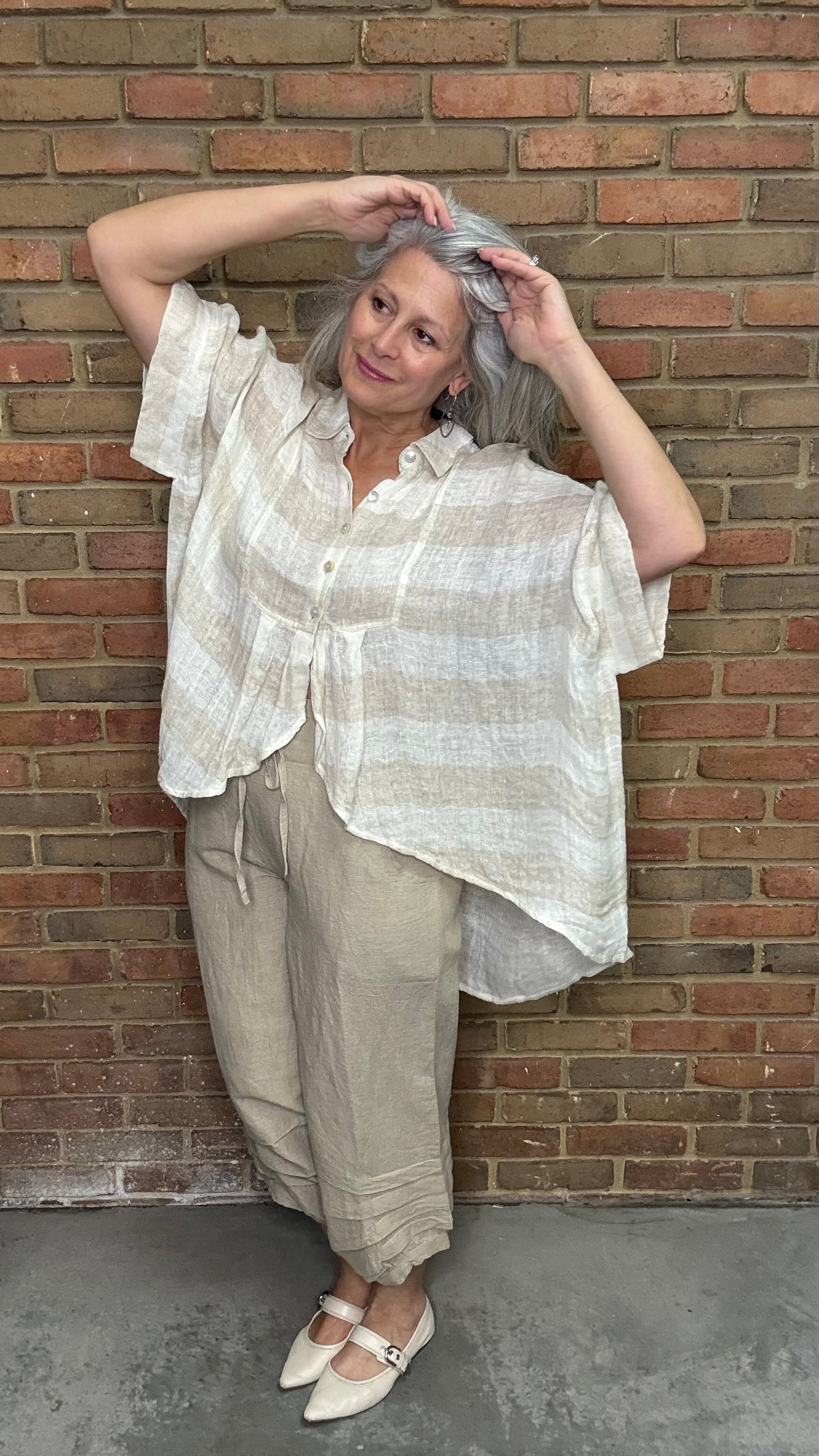 Natural Striped Shirt