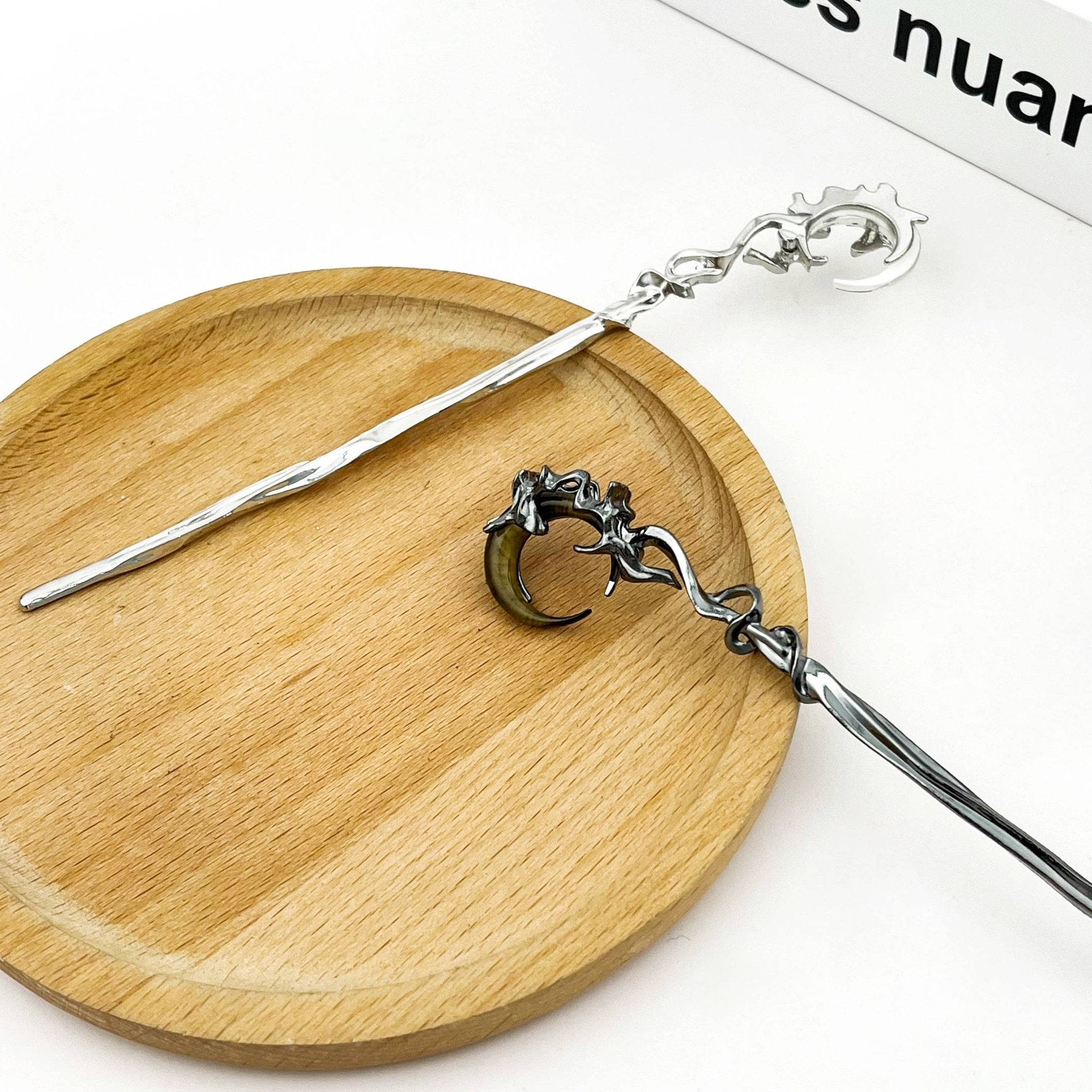 Crescent Wrap Hairpin - Vintage Vault Boutique