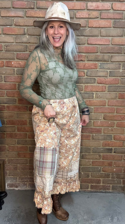 Mustard Wide Leg Pants