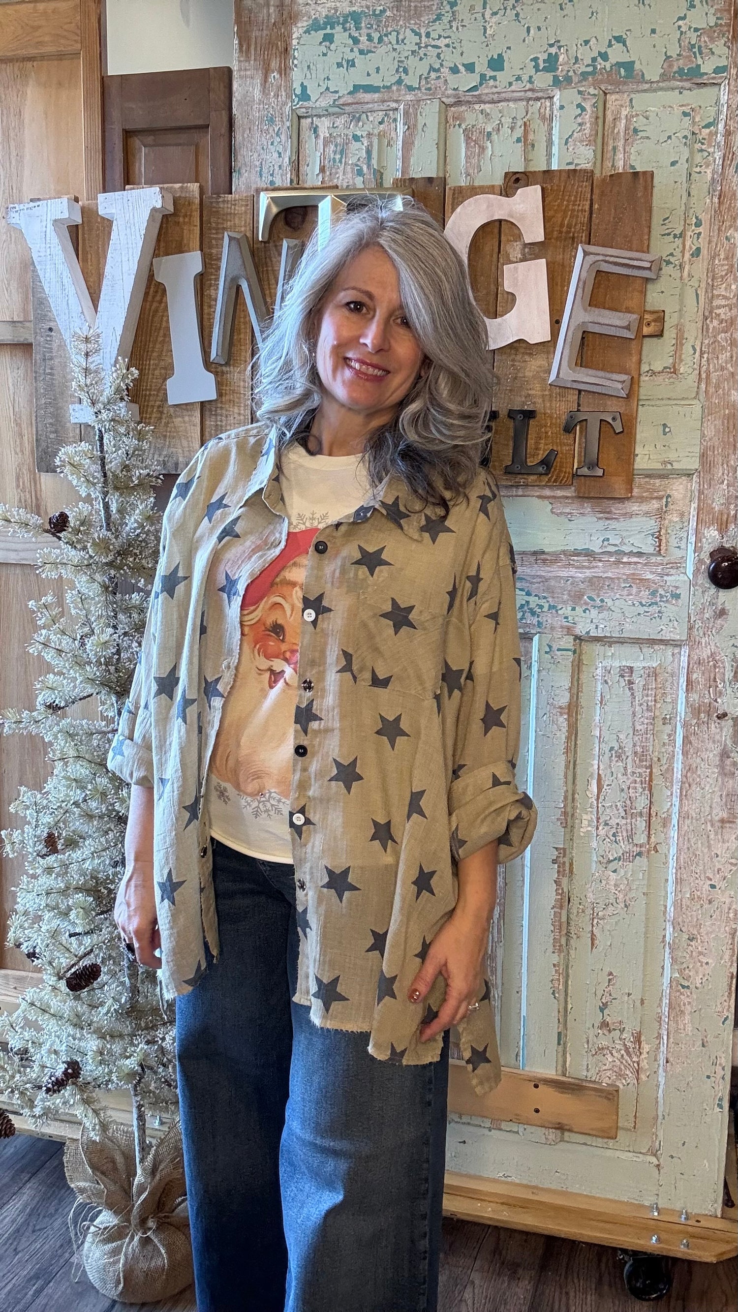 Vintage Santa Tee Shirt