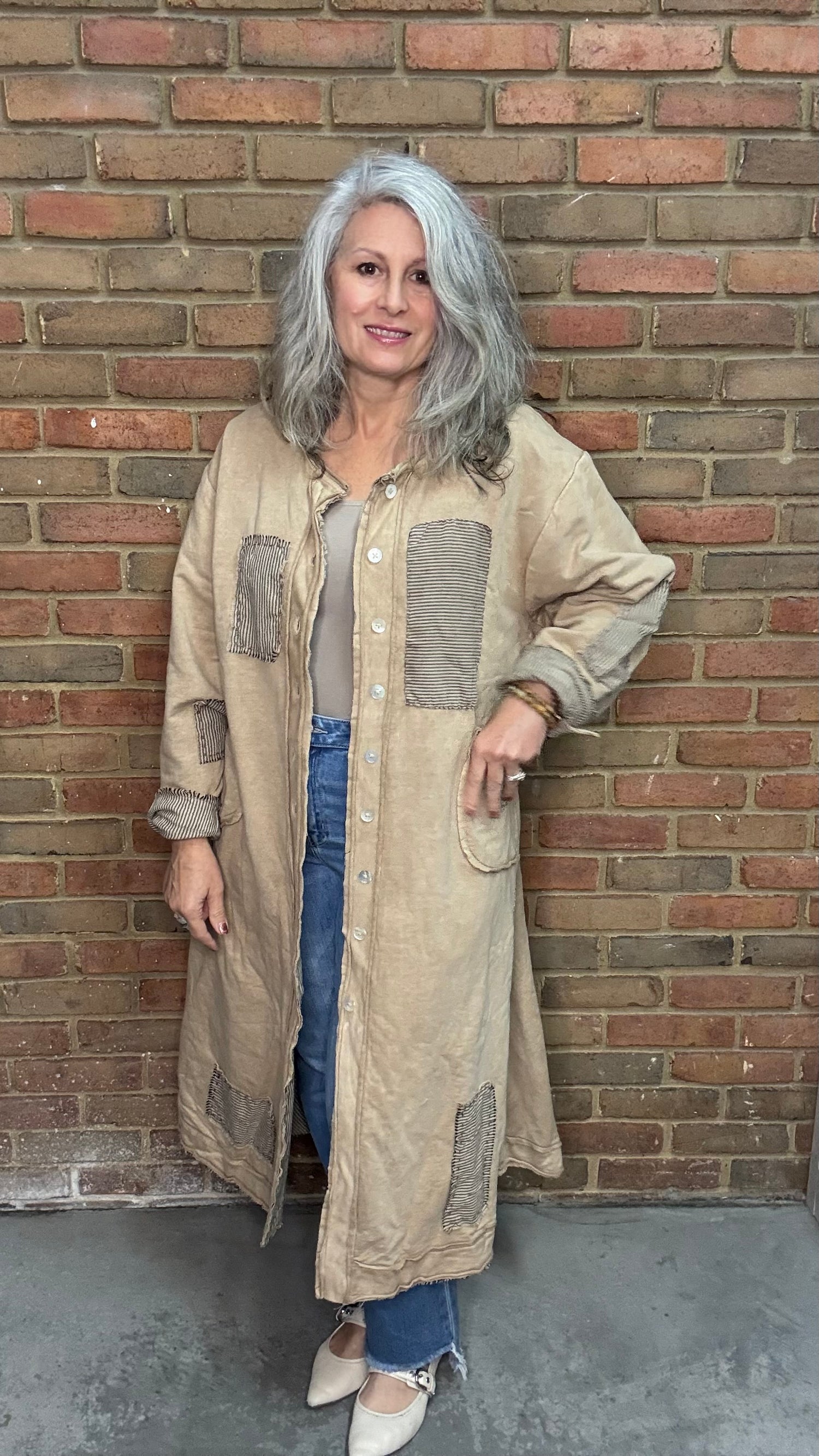 Double Sided Patchwork Jacket