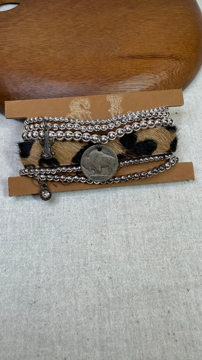 Hide and Silver Stretch Stack