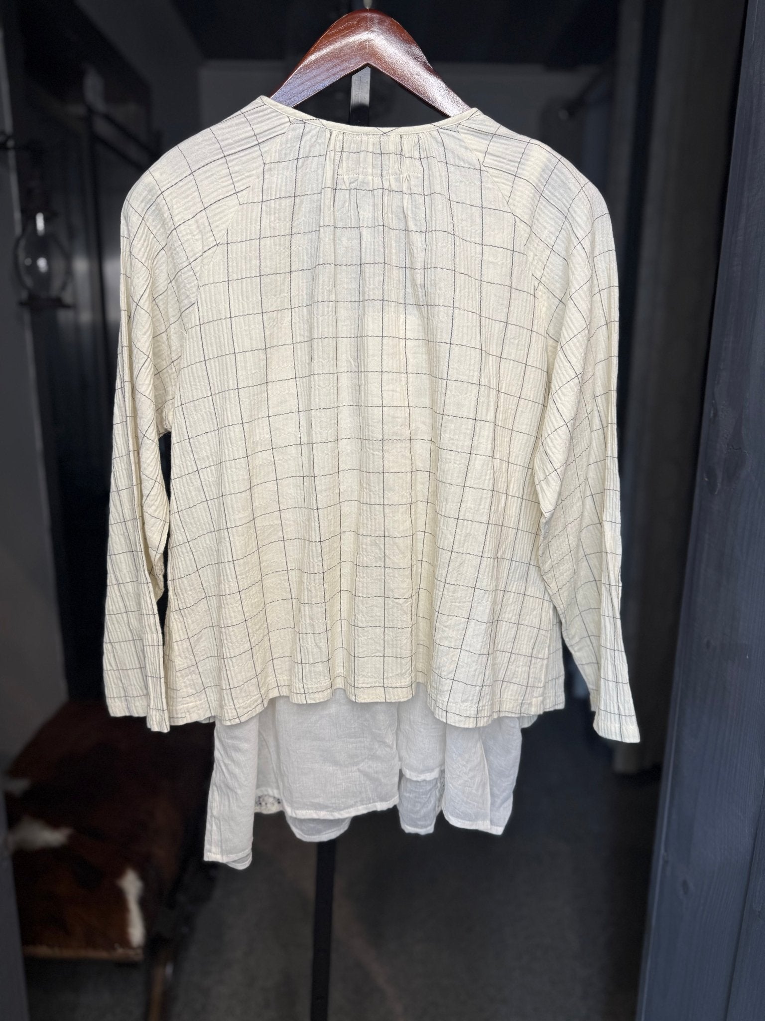 CHANTAL - CHECK JACKET - Vintage Vault Boutique