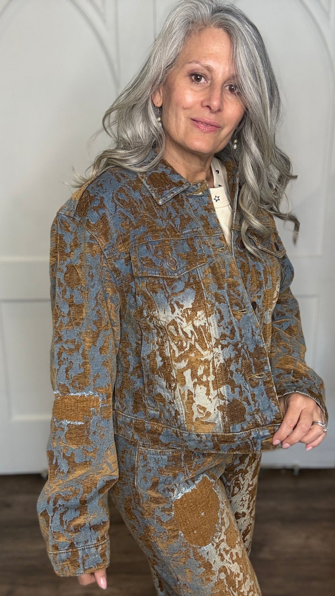 Burn Out Distressed Jacket