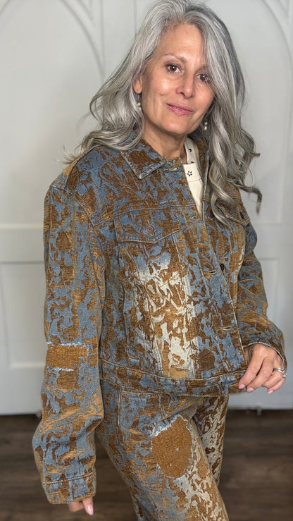 Burn Out Distressed Jacket