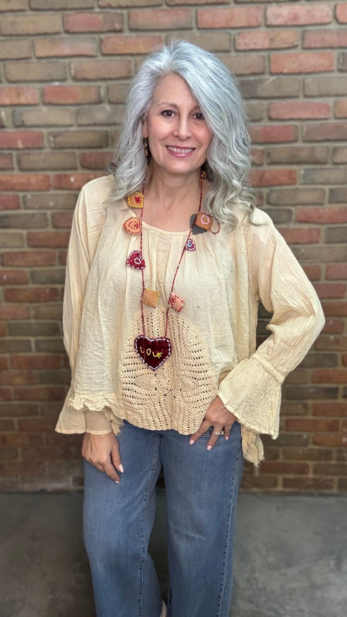 LOVE Tile Necklace - Vintage Vault Boutique