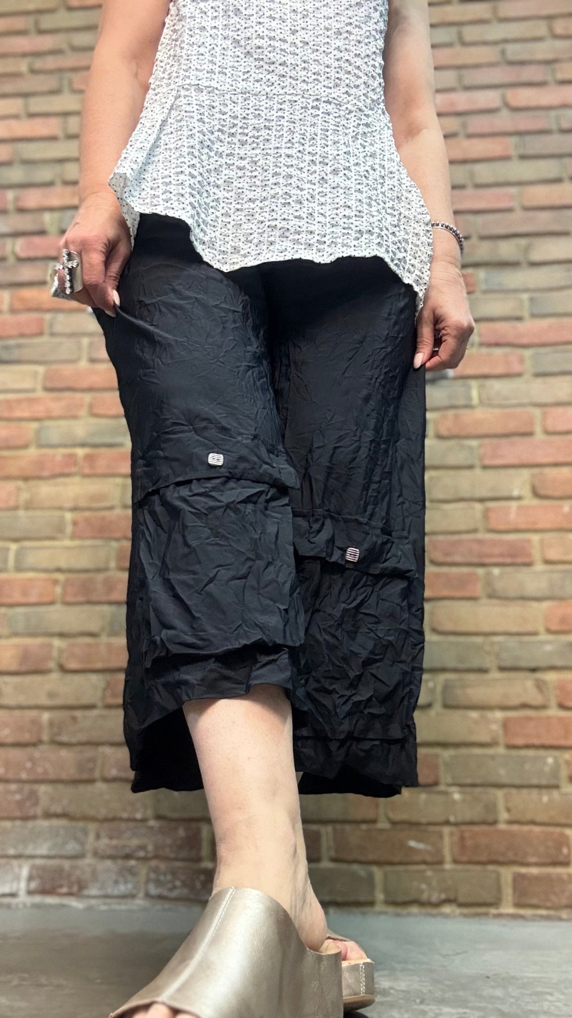 Lissie Pant - Black - Vintage Vault Boutique