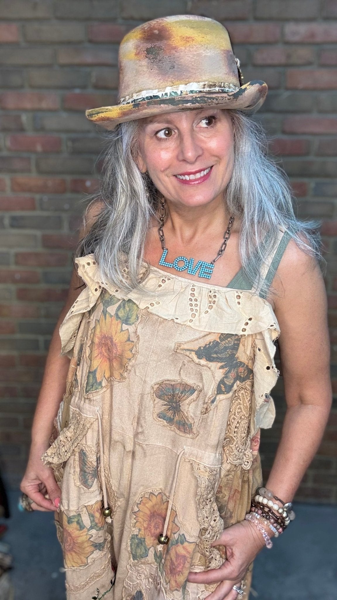 Floral Meadows Overalls - Vintage Vault Boutique
