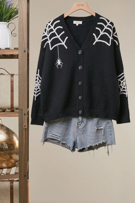 Spider Web Cardigan