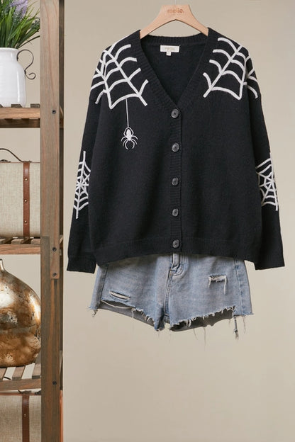 Spider Web Cardigan