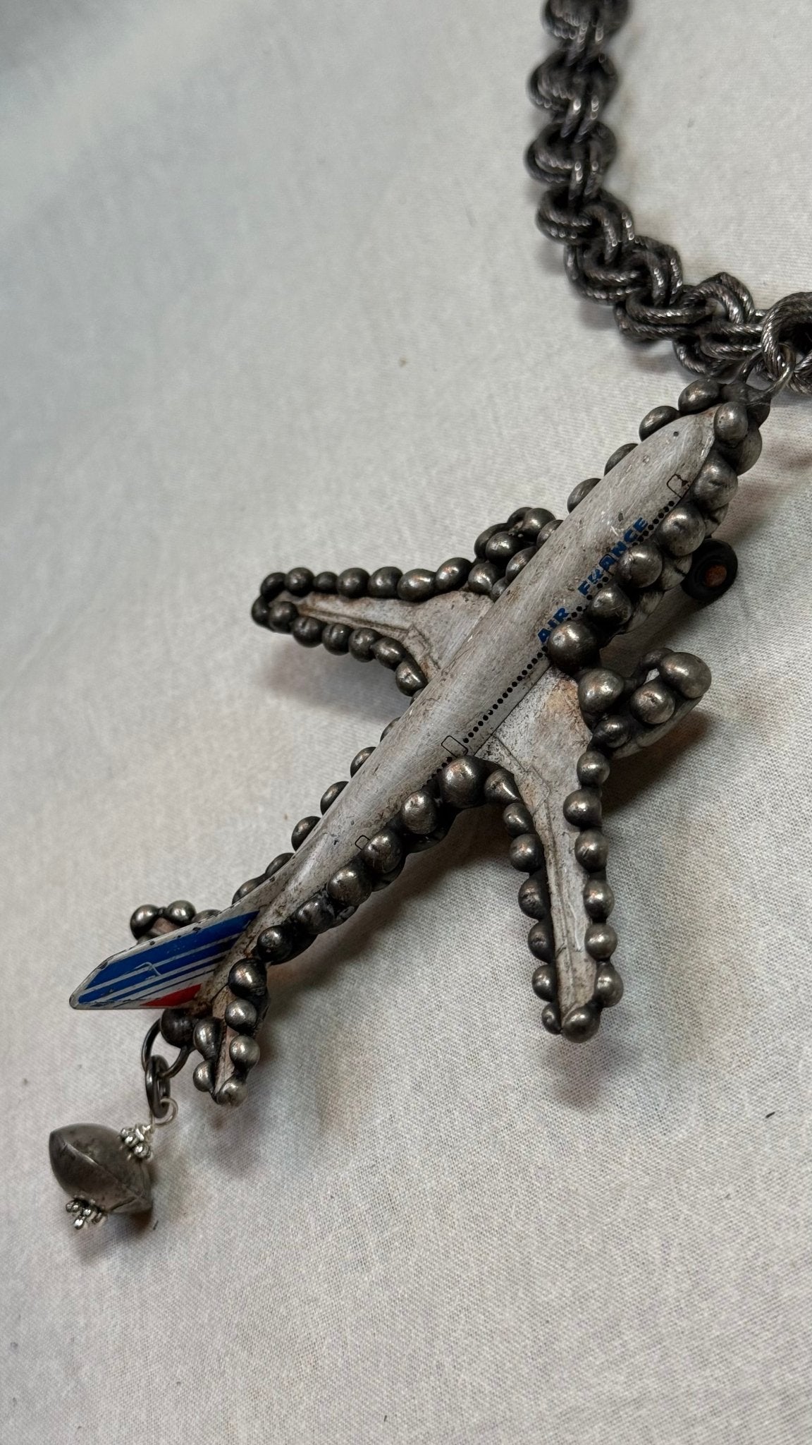 Air France Necklace - Vintage Vault Boutique