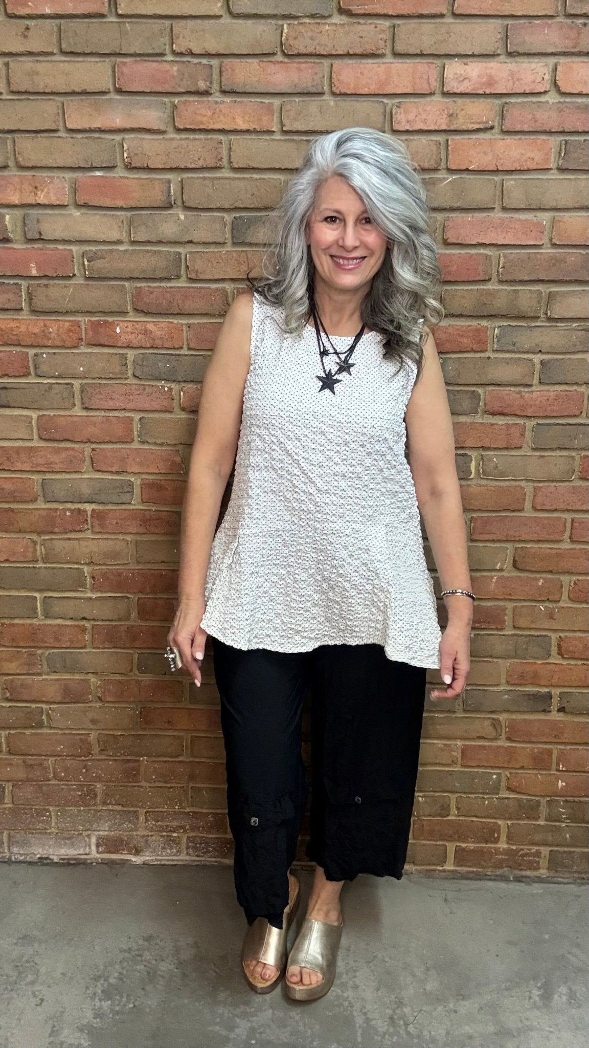 Lyndon Tank - Polka Dot - Vintage Vault Boutique