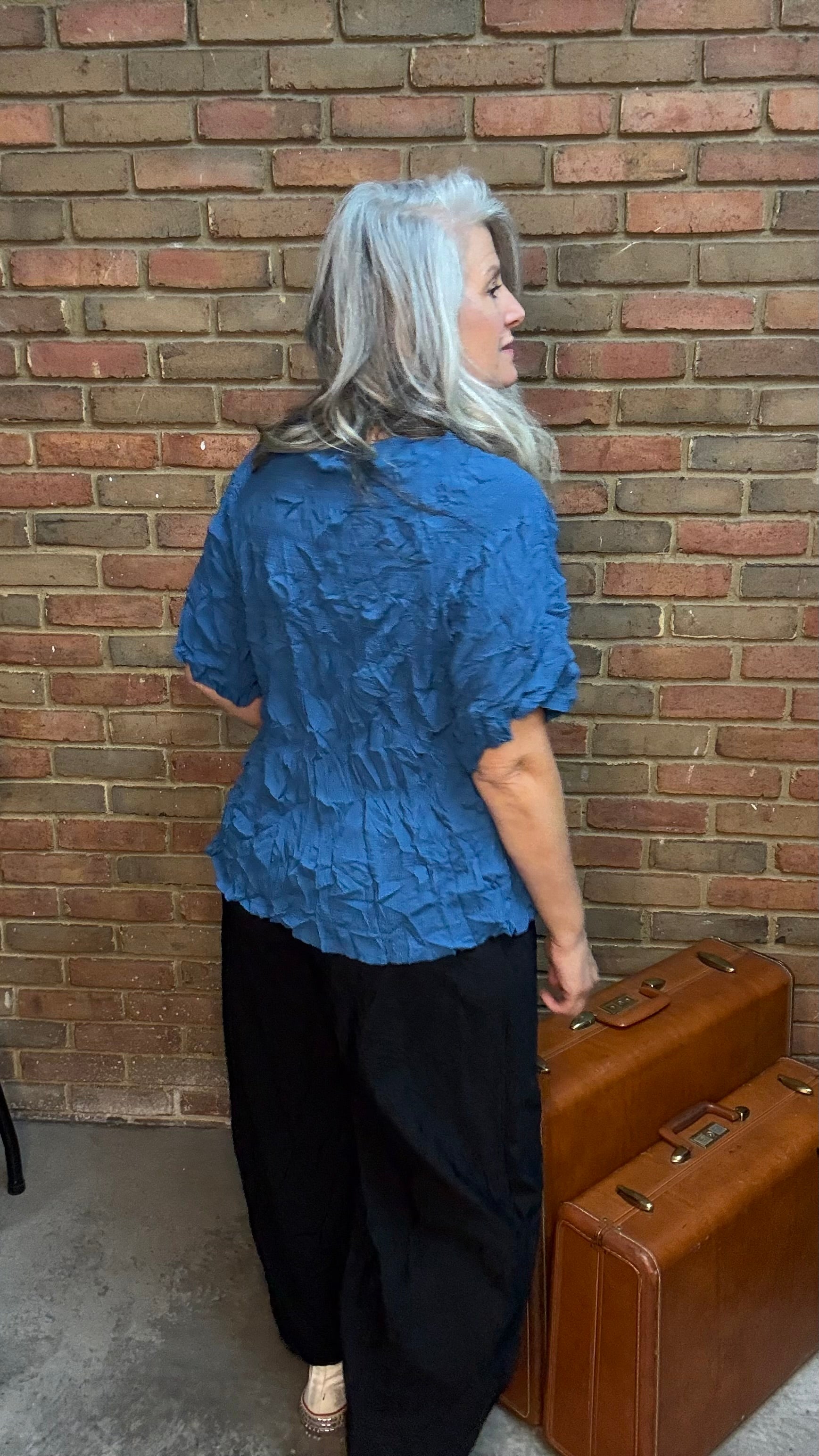 Orabella Top Cadet Blue
