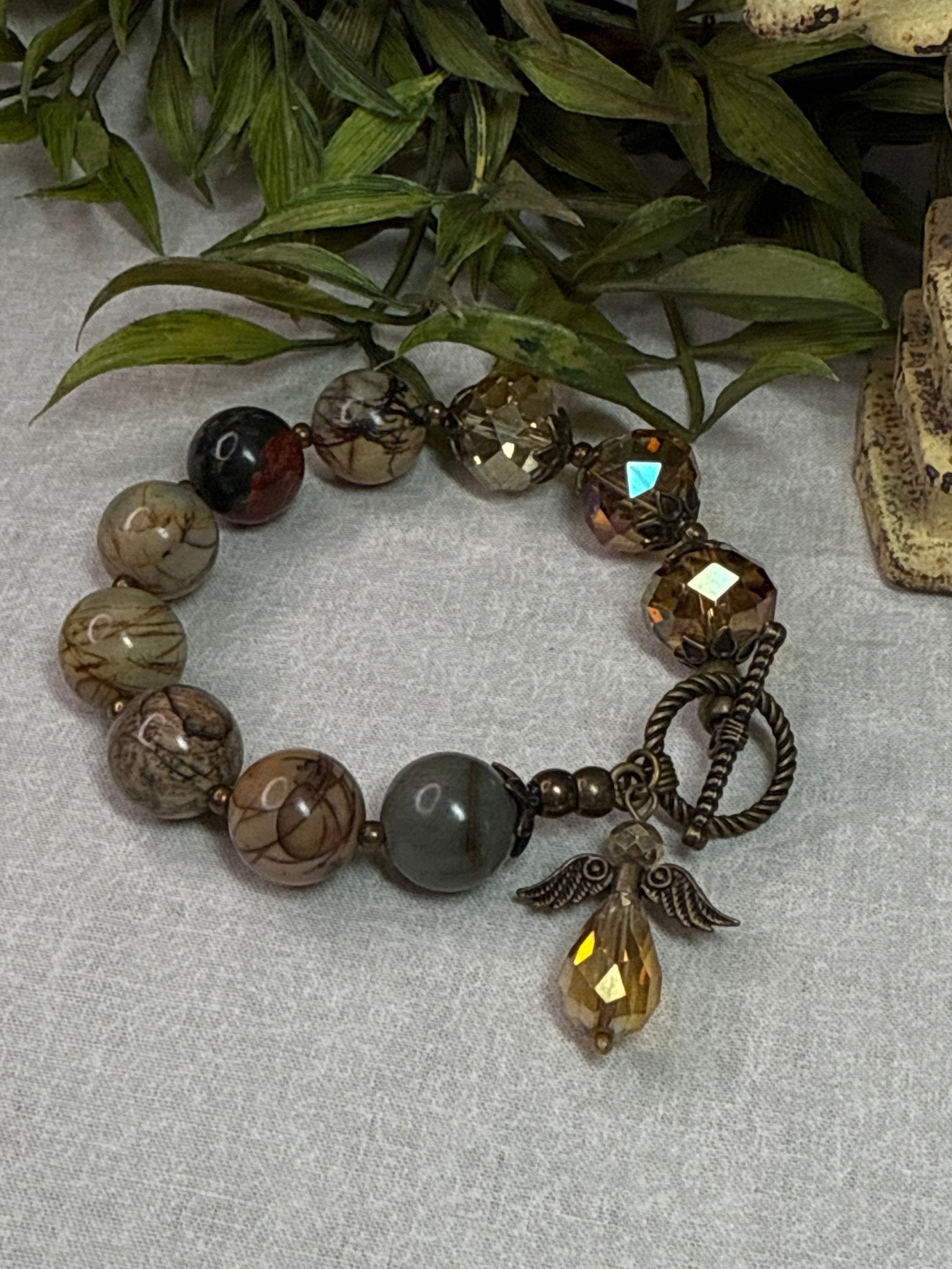 Angel Toggle Bracelet - Vintage Vault Boutique