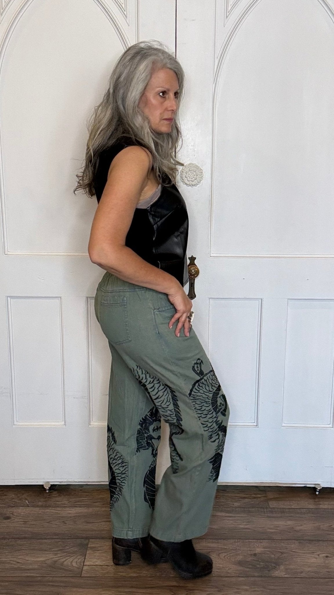 Dragon Pant - Vintage Vault Boutique