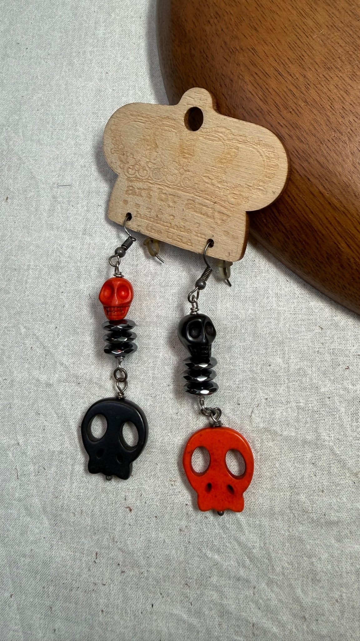 Skelly Mix Color Drop Earrings - Vintage Vault Boutique