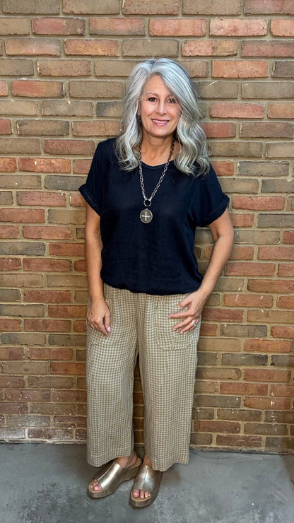 Ellery Butter Check Pant - Vintage Vault Boutique