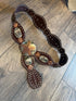 Copper Star Leather Belt - Brown - Vintage Vault Boutique