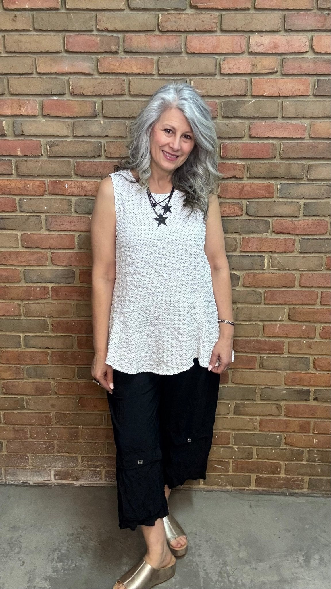 Lyndon Tank - Polka Dot - Vintage Vault Boutique