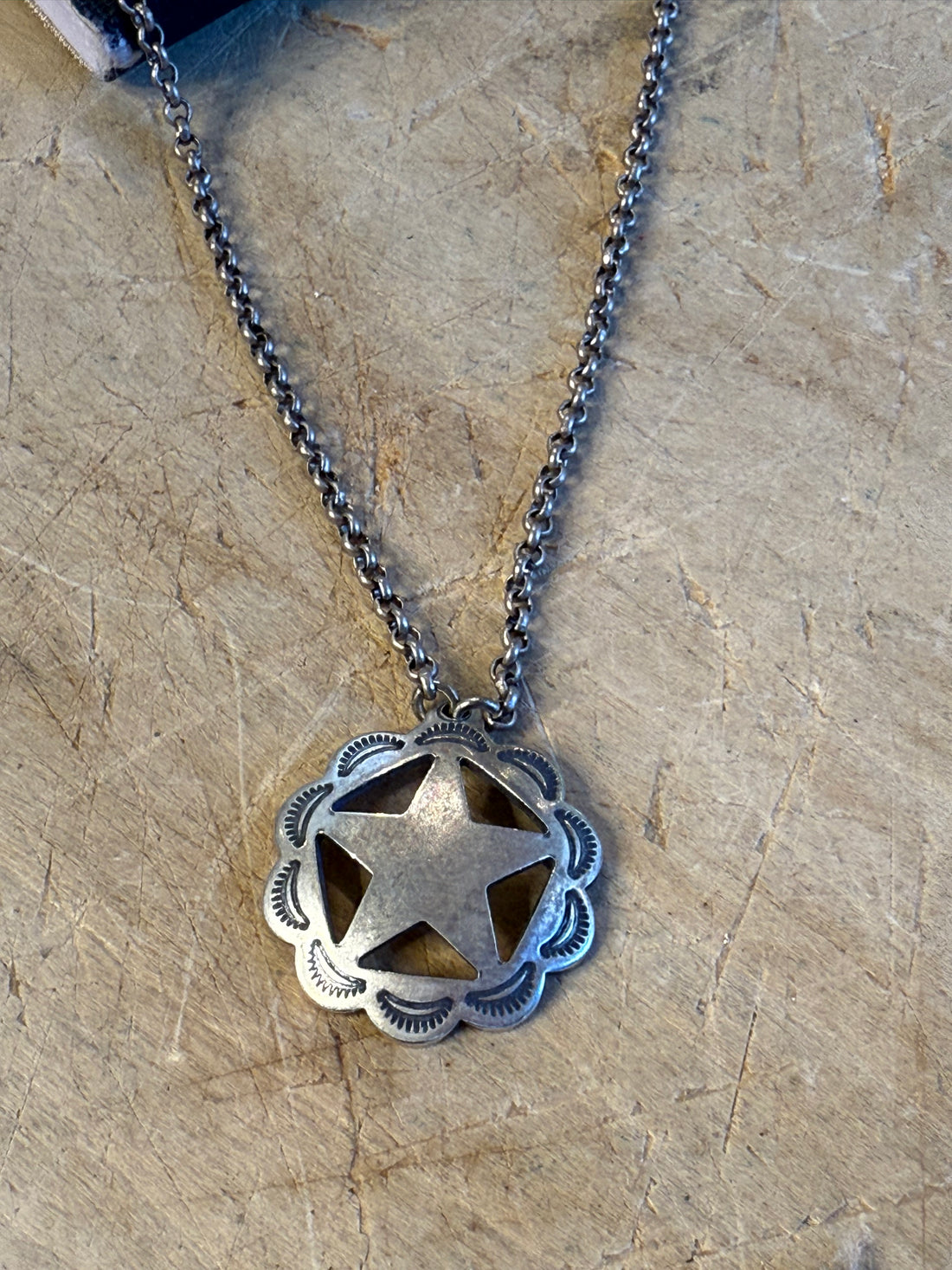 OFK Sterling Silver Star Necklace OFK5105