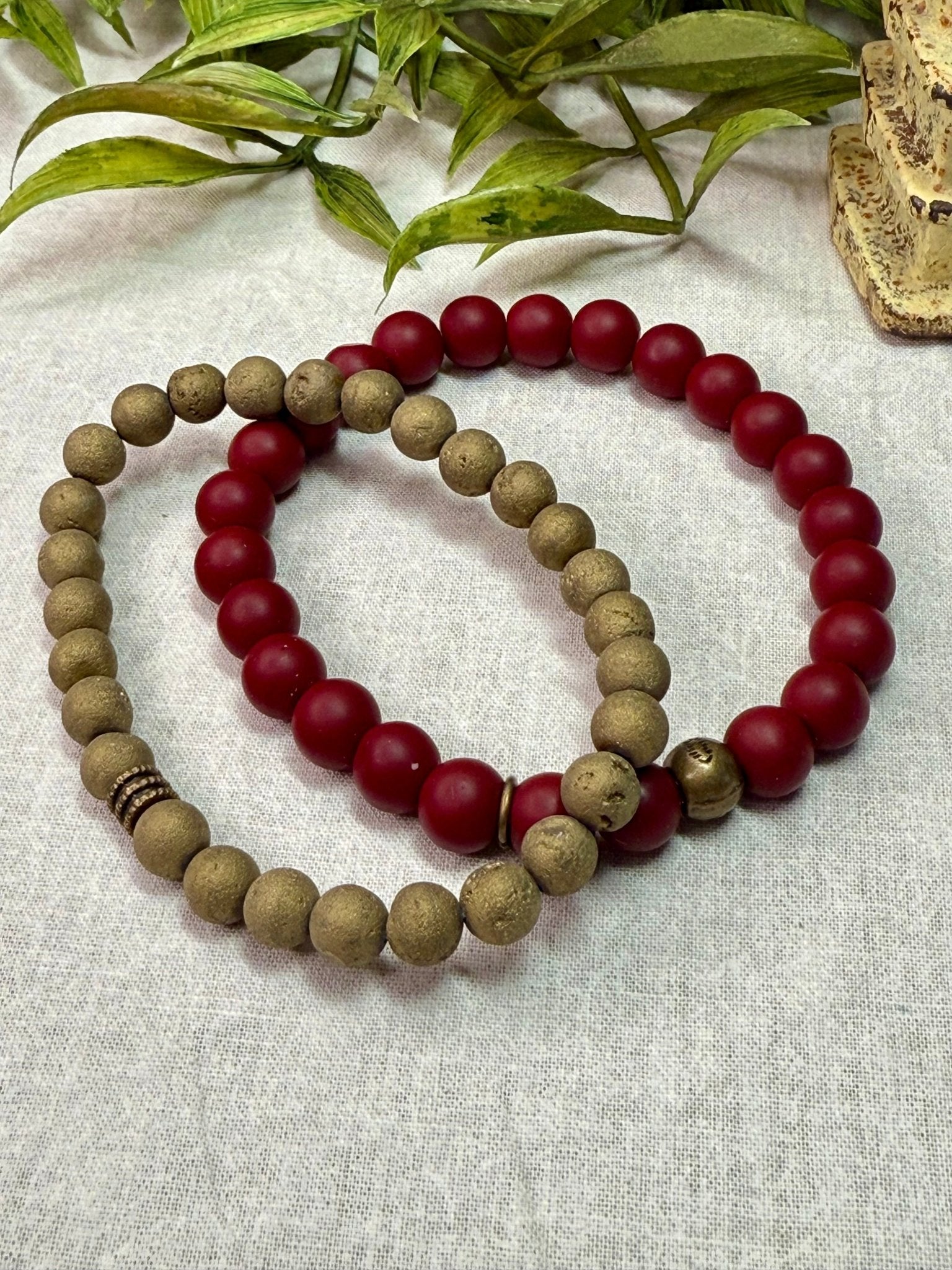 6mm Stone Stretch Bracelet - Vintage Vault Boutique