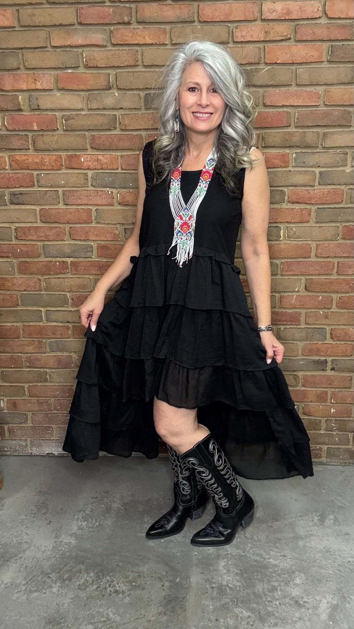 Rio Dress in Black - Vintage Vault Boutique