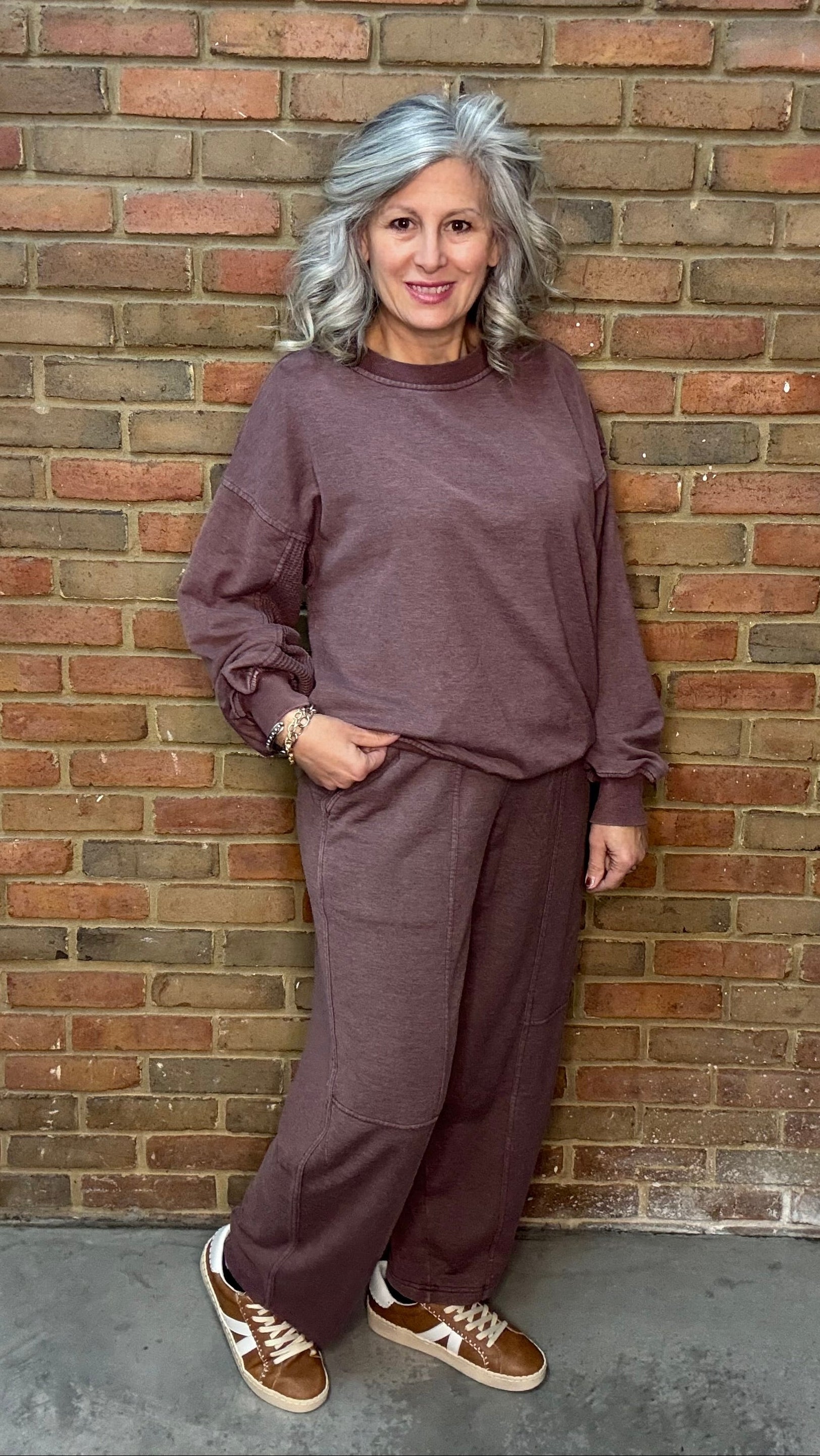 Dark Cherry Cocoon Pant