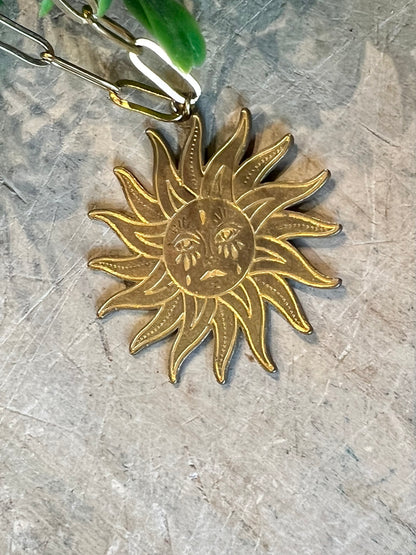 Walk on Sun Necklace