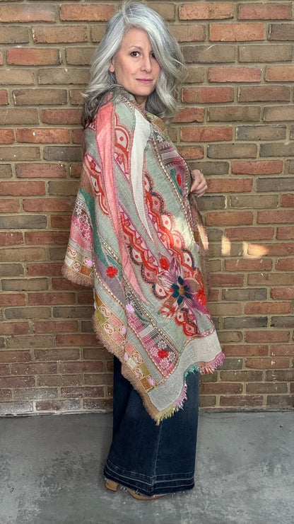 Festive Shawl - Combo - Vintage Vault Boutique