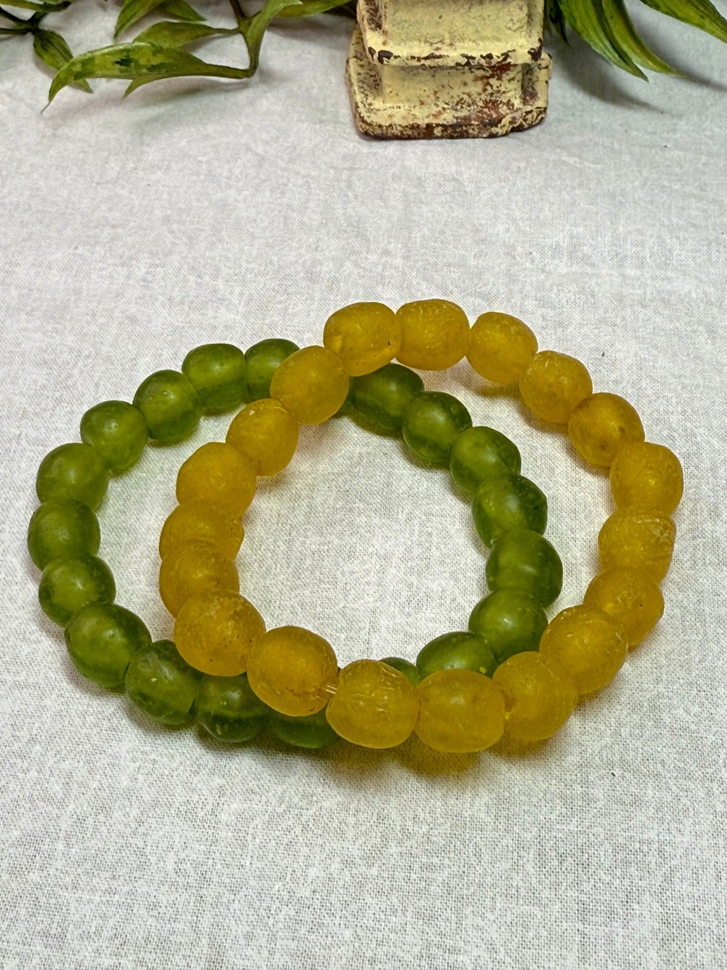 Seaglass Stretch Bracelets - Vintage Vault Boutique