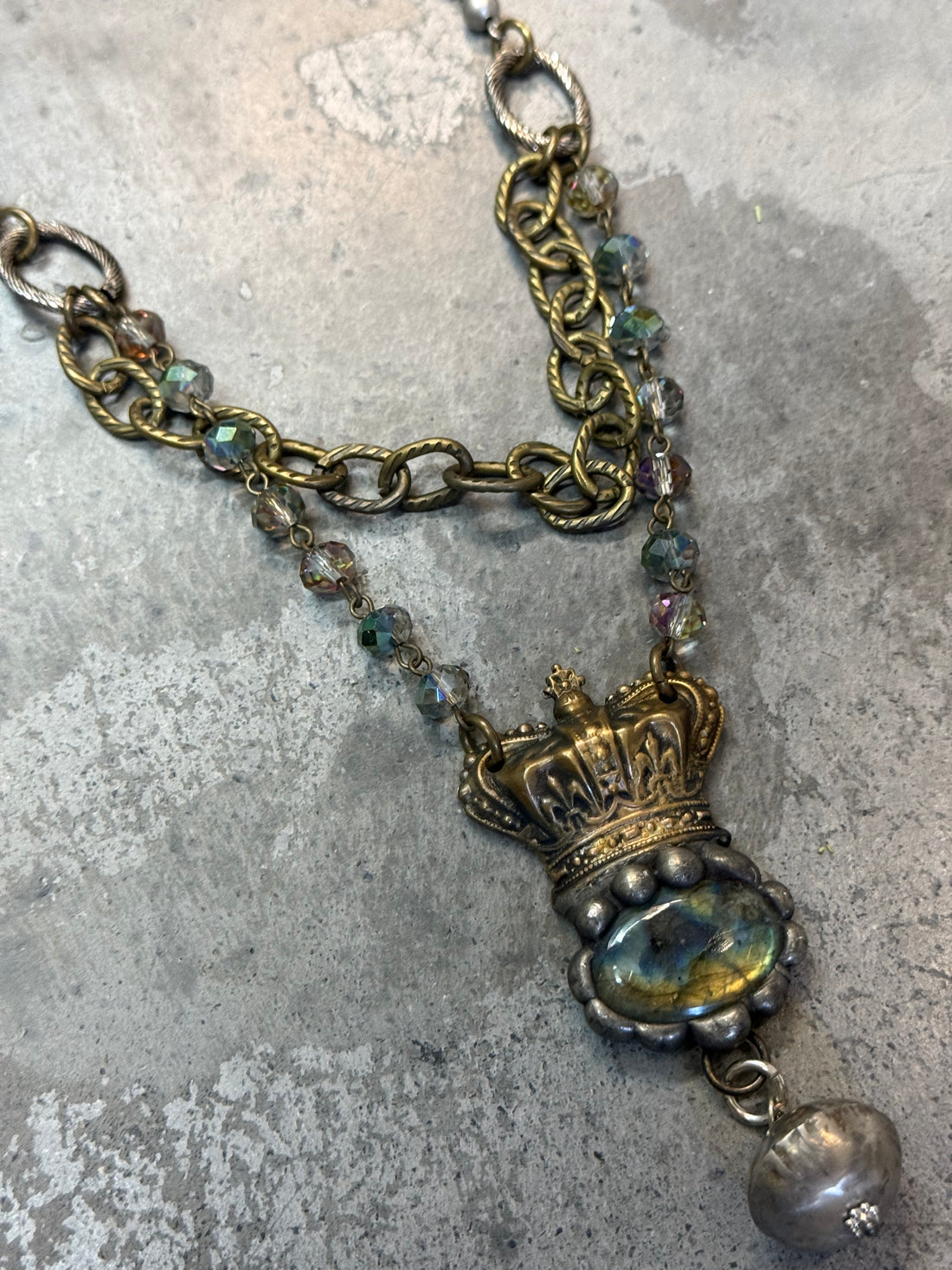 Crown Stone Necklace