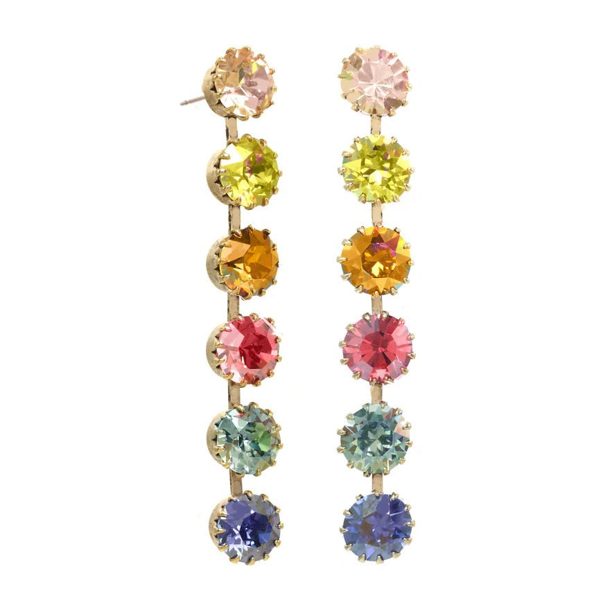 Mini Lilibet Single Watermelon Ombre Earring - Vintage Vault Boutique