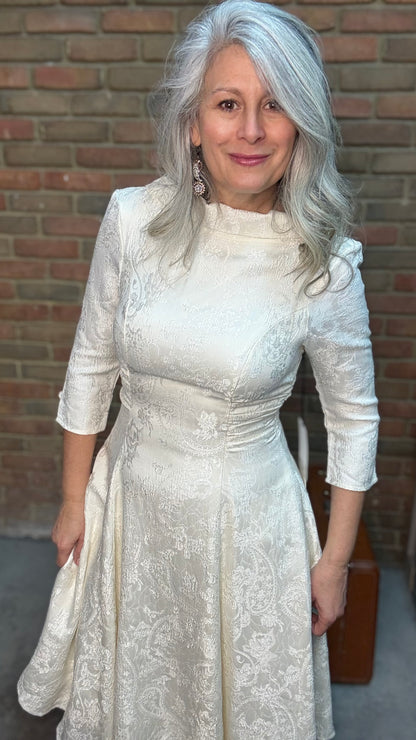 Brocade Swing Dress