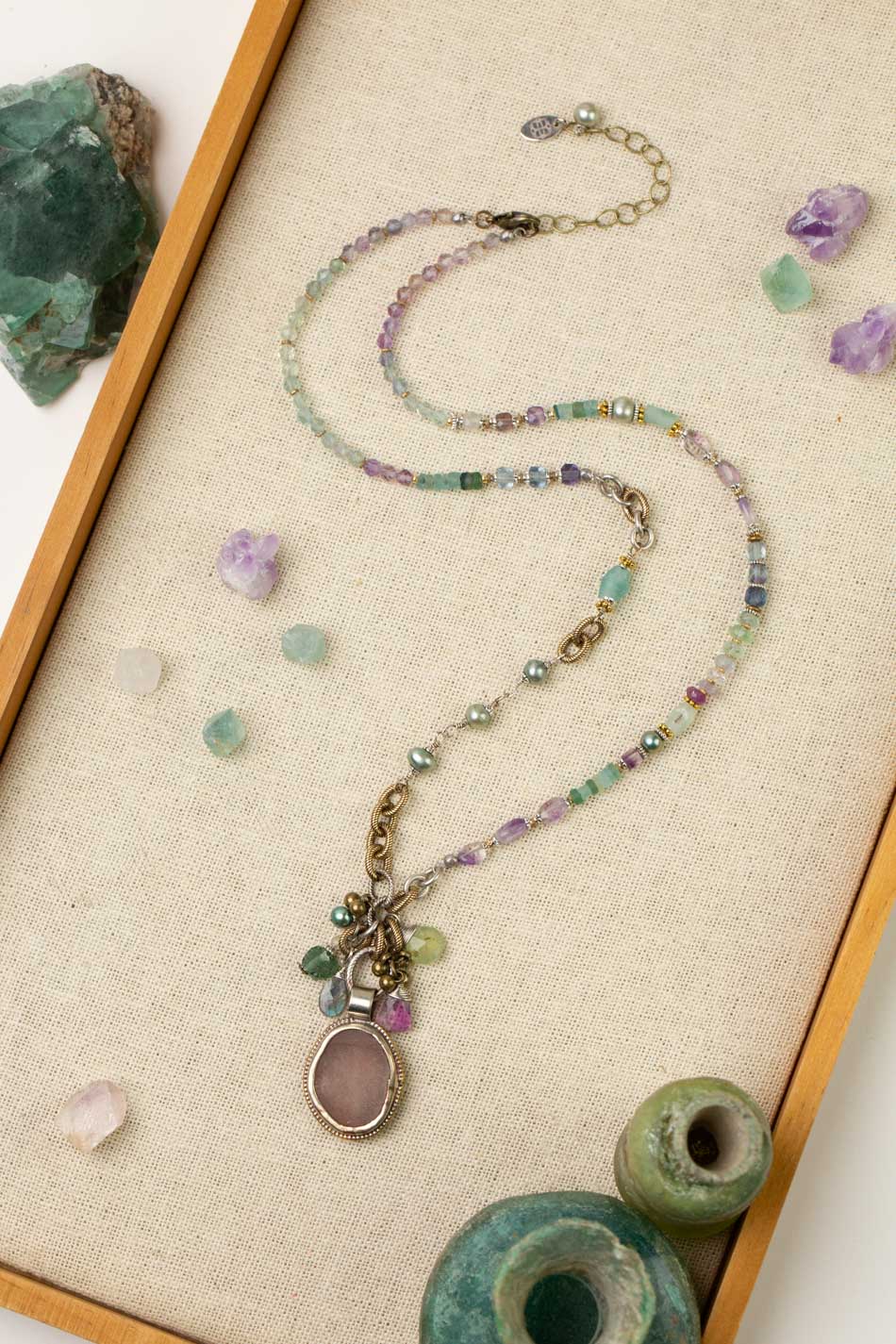Aspire Statement Necklace 003N - Vintage Vault Boutique