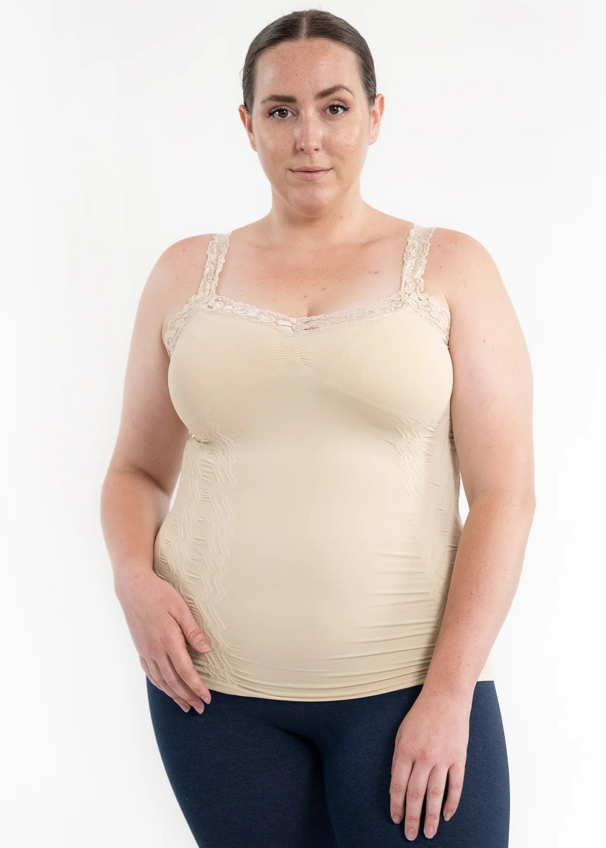 Lace Cami - Curvy Fit 000 - Vintage Vault Boutique