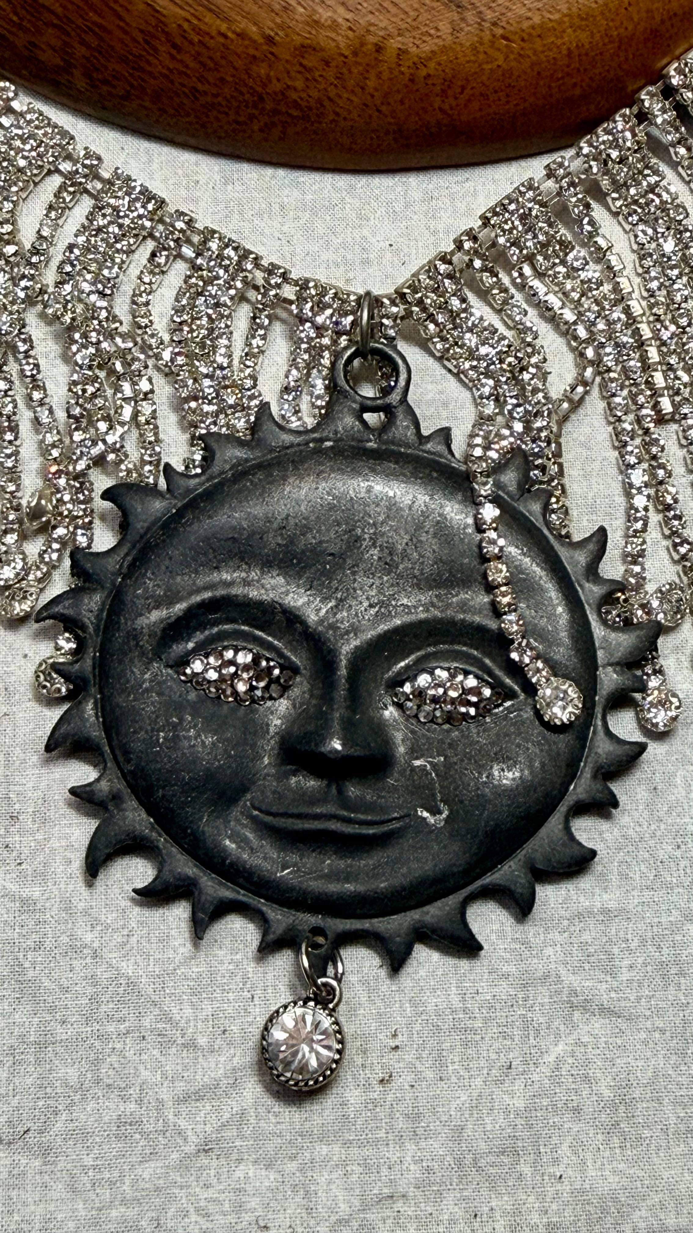 Bling Sun Choker Necklace