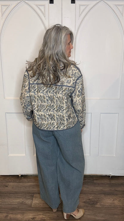 Quilted Kimono Jacket