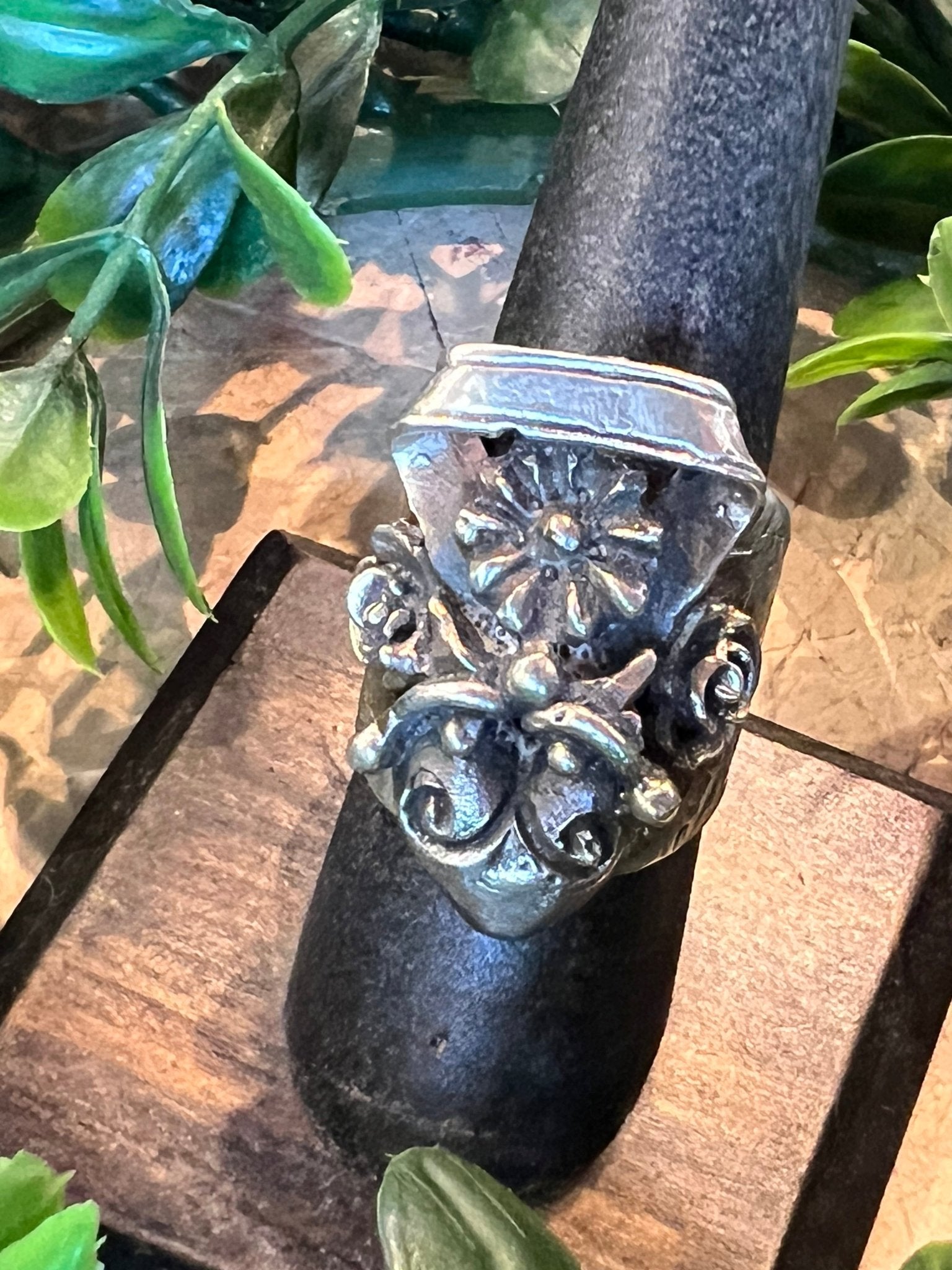 Ribbon Rose Ring - Vintage Vault Boutique
