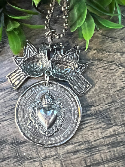 Love Bird Token Necklace