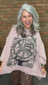 Dance With the Moon Sweatshirt - Peace Plum - Vintage Vault Boutique
