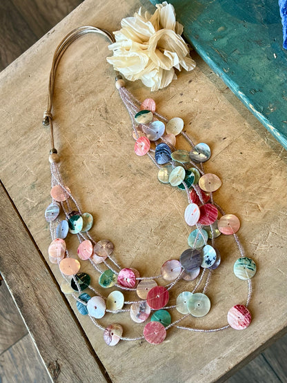 Shell &amp; Bead Necklace