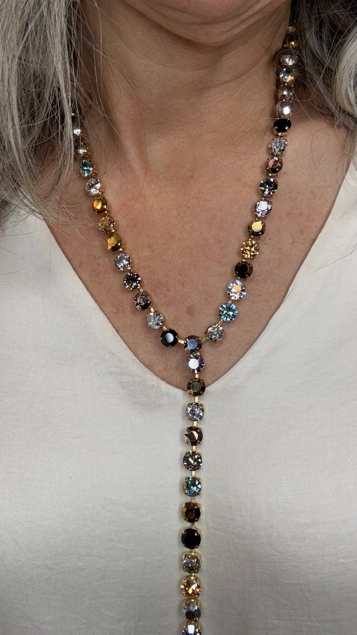 Mini L.A. Necklace in Mixed Metal - Vintage Vault Boutique