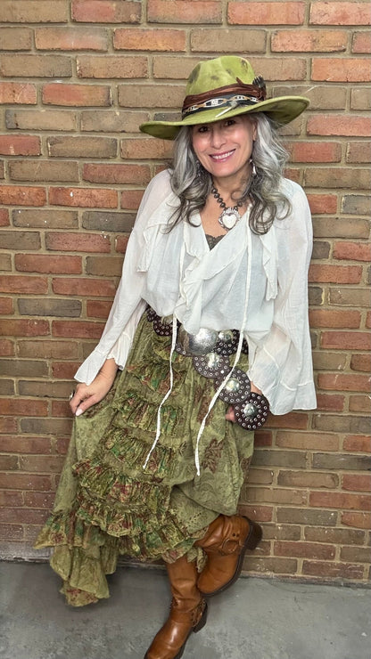 Gloria Cotton Blouse - Vintage Vault Boutique