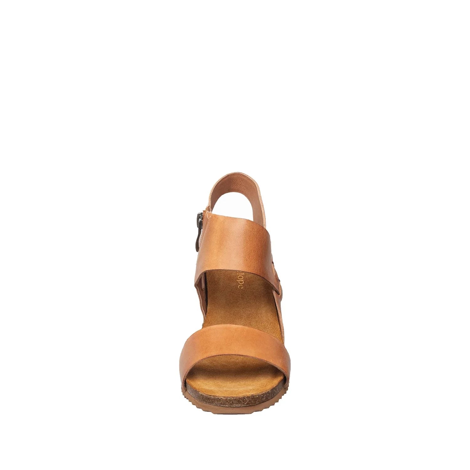 Amanda Leather Sandal Tan - Vintage Vault Boutique