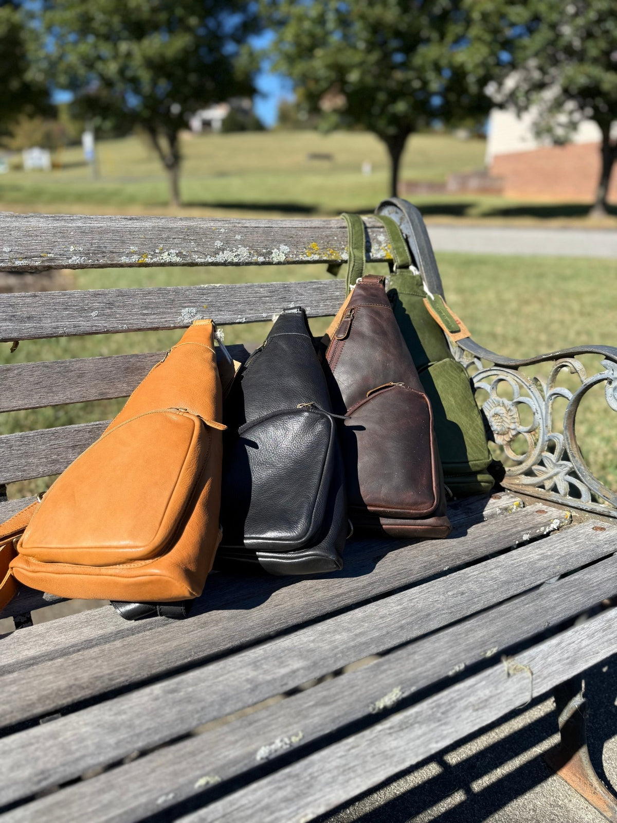 Leather Sling Bag 205 - Vintage Vault Boutique