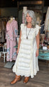 ANCOLIE - ECRU DRESS - Vintage Vault Boutique