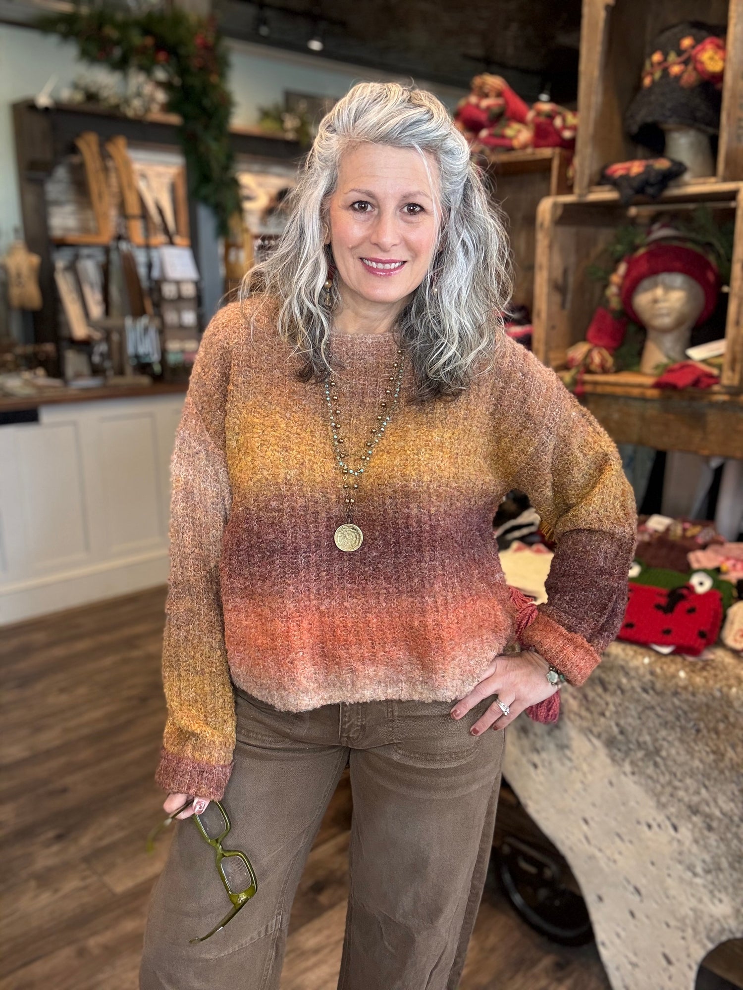 Desert Fuzzy Sweater