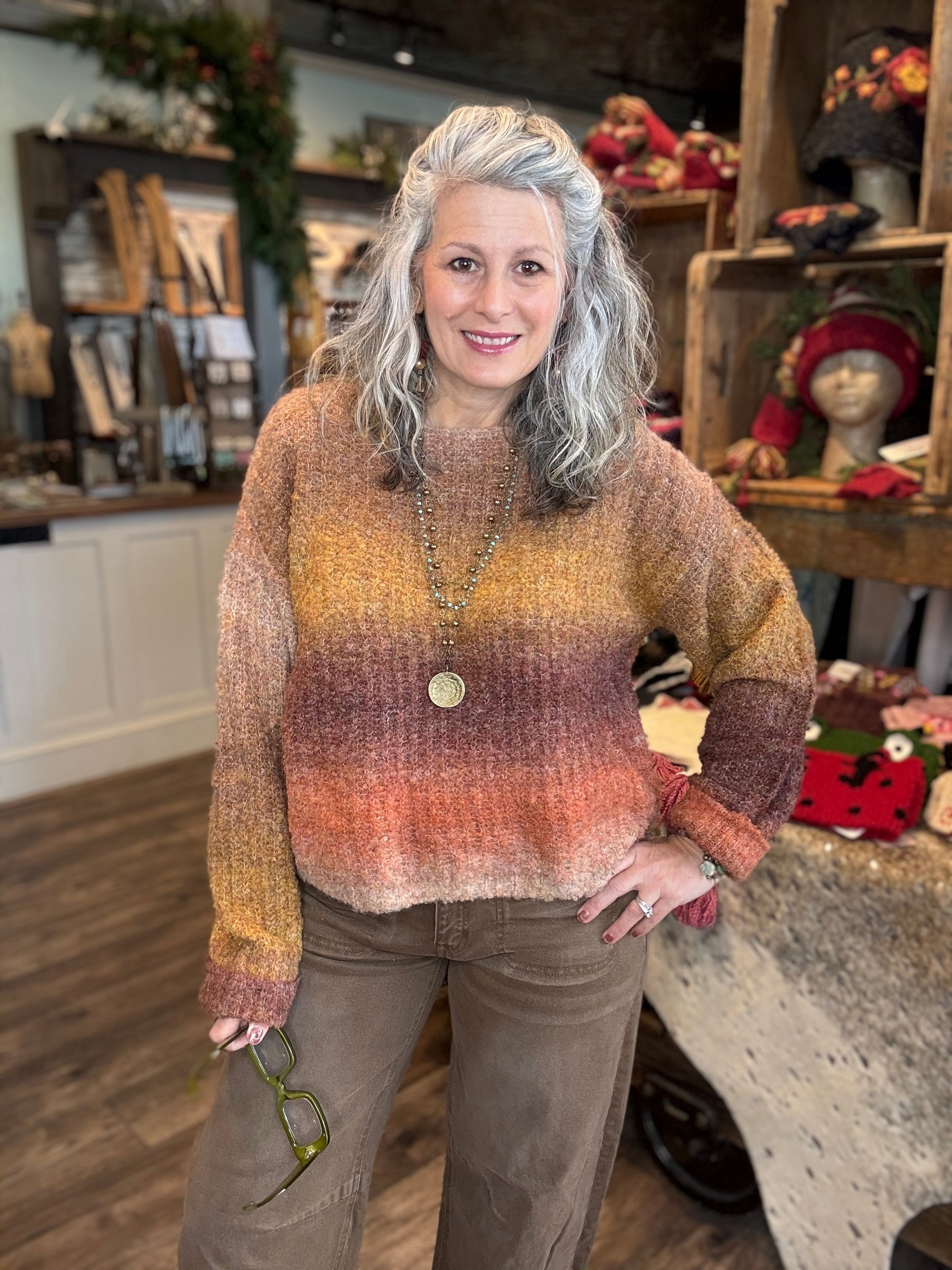 Desert Fuzzy Sweater