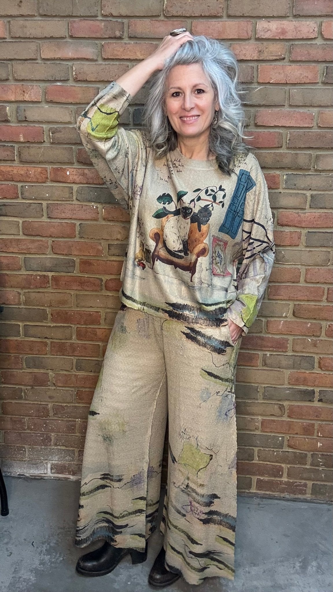 Wide Leg Palazzo Pants - Vintage Vault Boutique